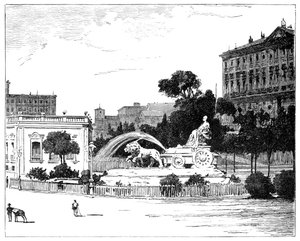 Fontanna Kybele, Madryt, 1900 autorstwa Unbekannt