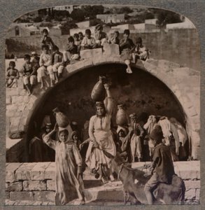 Fontanna Dziewicy, Nazaret, ok. 1900 autorstwa Unbekannt