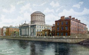 Cztery Sądy, Dublin, Irlandia, c1900-c1920s autorstwa Unbekannt
