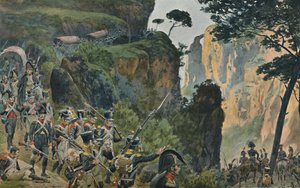 Armia francuska w górach Portugalii, 1896 autorstwa Unbekannt