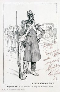 Francuska Legia Cudzoziemska, Maison Carrée, Algieria, 1833, XX w. autorstwa Unbekannt