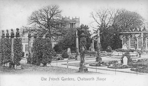 Ogrody Francuskie, Chatsworth House, Derbyshire, koniec XIX lub początek XX wieku autorstwa Unbekannt