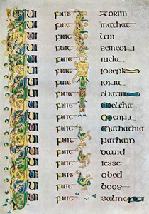 Genealogia Chrystusa, 800 rne, XX wiek autorstwa Unbekannt