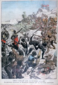 Niemiecki garnizon Windhoek, oblężony przez Herero, Afryka Południowo-Zachodnia, 1904 autorstwa Unbekannt