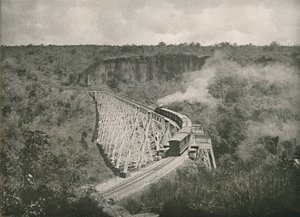 Wąwóz Gokteik i most kolejowy, 1900. autorstwa Unbekannt