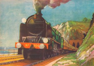 Golden Arrow, S.R., opuszcza Shakespeares Cliff, Dover, 1940 autorstwa Unbekannt