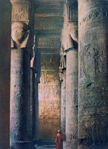 Wielka Sala, Świątynia Hathor, Dendera, Egipt, XX w. autorstwa Unbekannt