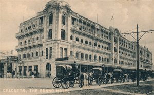 Grand Hotel, Kalkuta, ok. 1920 r. autorstwa Unbekannt
