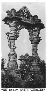 Wielki Łuk, Vadnagar, Gujarat, Indie, ok. 1925 r. autorstwa Unbekannt