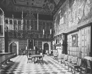 Wielka Sala, Hatfield House, Hatfield, Hertfordshire, 1894. autorstwa Unbekannt