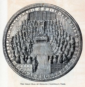 Wielka Pieczęć Anglii Czas Cromwella, 1882 r autorstwa Unbekannt