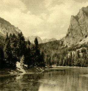 Grüner See, Styria, Austria, c1935. autorstwa Unbekannt