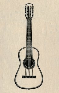 Gitara, 1895. autorstwa Unbekannt