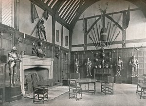 Sala w Ockwells Manor, 1905 autorstwa Unbekannt