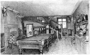Sala w Silverbeck, c1880-1882 autorstwa Unbekannt