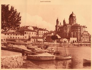 Port i kościół, Święty Rafał, 1930. autorstwa Unbekannt