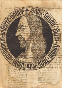 Głowa Chrystusa, c. 1500. autorstwa Unbekannt