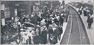 Wakacyjny Exodus z Londynu, 1906 autorstwa Unbekannt