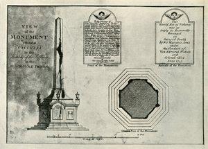 Pomnik Holwella, ok. 1820, 1925. autorstwa Unbekannt