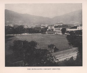 Boisko do krykieta w Hongkongu, 1912. autorstwa Unbekannt