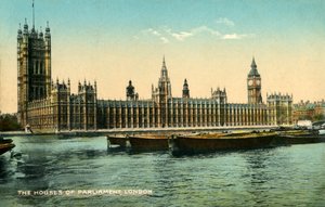 Houses of Parliament, Londyn, 1925. autorstwa Unbekannt