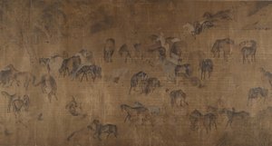 Sto koni. autorstwa Unbekannt