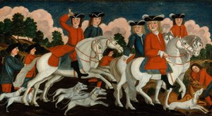 Polowanie New Jersey, ca. 1750. autorstwa Unbekannt