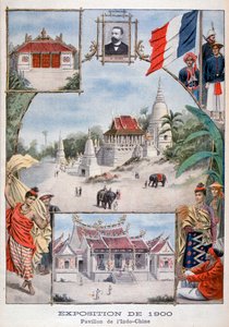 Pawilon Indochin na Wystawie Powszechnej 1900, Paryż, 1900 autorstwa Unbekannt