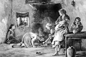 Głód w Irlandii, 1845-1849, 1900 autorstwa Unbekannt