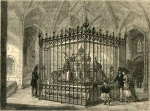 Gabinet Klejnotów w Wieży, ok. 1872 r. autorstwa Unbekannt
