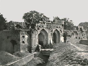 Brama Kaszmiru, Delhi, Indie, 1895. autorstwa Unbekannt