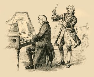 Król wielokrotnie wykrzykiwał: Tylko jeden Bach! Tylko jeden Bach! , 1907. autorstwa Unbekannt