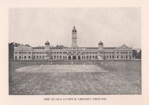 Boisko do krykieta w Kuala Lumpur, Malaje, 1912 r. autorstwa Unbekannt