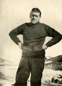 Dowódca wyprawy w stroju zimowym, c1908, 1909 autorstwa Unbekannt
