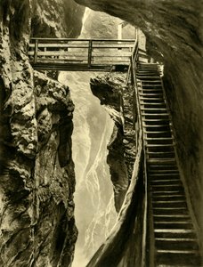 Wąwóz Liechtenstein, Austria, ok. 1935. autorstwa Unbekannt