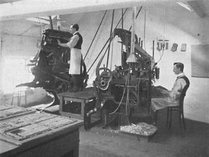 Linotypia, 1916 autorstwa Unbekannt