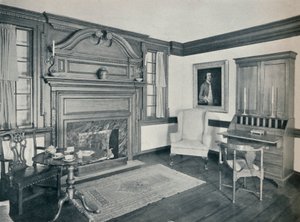 Salon Domu Francisa Corbina w Edenton, zbudowany w latach 1758, 1930 autorstwa Unbekannt