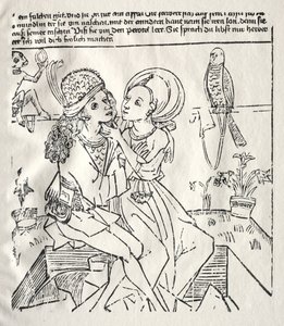 Kochankowie, ok. 1470. autorstwa Unbekannt