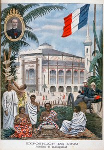 Pawilon Madagaskaru na Wystawie Powszechnej 1900, Paryż, 1900 autorstwa Unbekannt