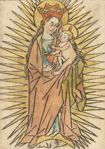 Madonna z Dzieciątkiem z Gruszką, ok. 1930 r. 14401460. autorstwa Unbekannt
