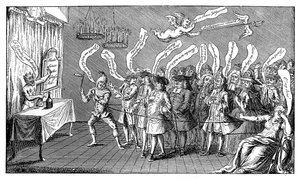 Czarodziej lub Butelka Cungerer. Angielska łatwowierność: czyli Yere all Bottled, 1749 autorstwa Unbekannt