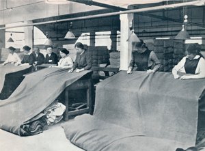 The Making of khaki: badanie gotowego materiału, c1914. autorstwa Unbekannt