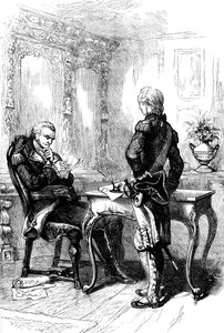 Markiz de Lafayette z Jerzym Waszyngtonem, c1775-1781 c1880 autorstwa Unbekannt