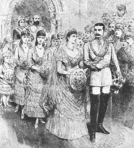 Ślub księżniczki Beatrycze z księciem Henrykiem Battenberg... 1885, 1901. autorstwa Unbekannt