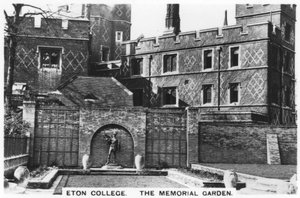 Memorial Garden Eton College, 1936 autorstwa Unbekannt