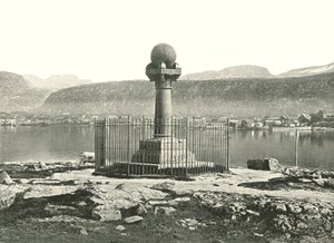 Kolumna południkowa, Hammerfest, Norwegia, 1895. autorstwa Unbekannt