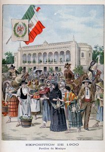 Pawilon meksykański na Wystawie Powszechnej 1900, Paryż, 1900 autorstwa Unbekannt