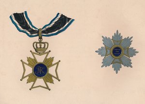 Order Wojskowy Maxa Józefa, XIX w. autorstwa Unbekannt