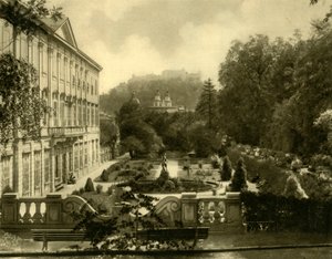 Pałac i ogrody Mirabell, Salzburg, Austria, c1935. autorstwa Unbekannt