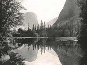 Jezioro Lustrzane, Dolina Yosemite, USA, 1895. autorstwa Unbekannt